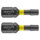 Graphite torziós ütvecsavarozó bit T20x25 mm, 2 részes