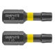 Graphite torziós ütvecsavarozó bit T25x25 mm, 2 részes