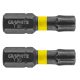 Graphite torziós ütvecsavarozó bit T30x25 mm, 2 részes
