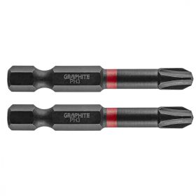 Graphite torziós ütvecsavarozó bit PH3x50 mm, 2 részes