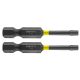 Graphite torziós ütvecsavarozó bit T15x50 mm, 2 részes