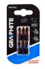 Graphite torziós ütvecsavarozó bit PH1/2/3, PZ1/2/3x25 mm, 6 részes