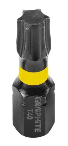 Graphite ütvecsavarozó bit TX40 x 25 mm, 20 db