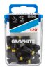 Graphite ütvecsavarozó bit TX40 x 25 mm, 20 db
