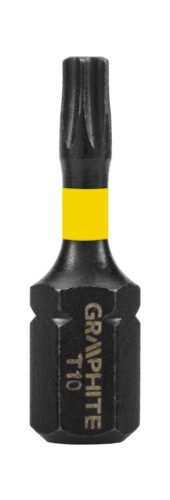 Graphite ütvecsavarozó bit TX10 x 25 mm, 20 db