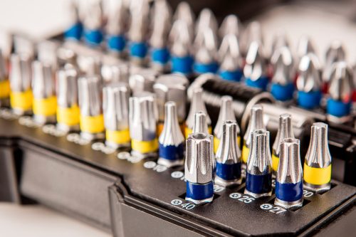 Graphite csavarhúzó bitkészlet mágneses 25 mm 60 részes