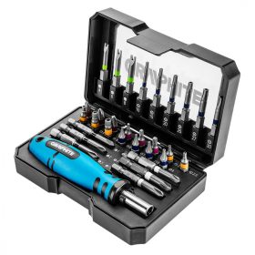 Graphite csavarhúzó bitkészlet mágneses 25/50 mm 31 részes