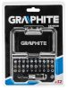 Graphite csavarhúzó bitkészlet, 32db, bitek 25mm - 30db, adapter 1/4" - 1db, mágneses bittartó - 1db