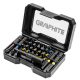 Graphite bitkészlet mágneses 25-50 mm 23 részes