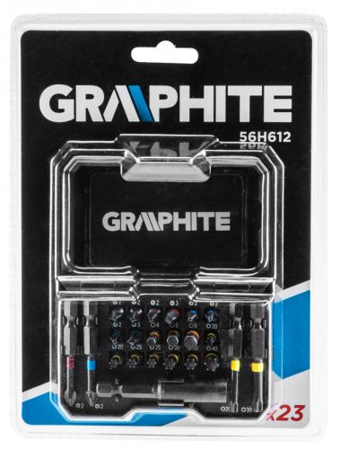 Graphite bitkészlet mágneses 25-50 mm 23 részes