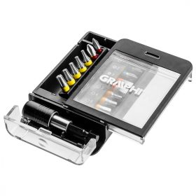 Graphite bitkészlet mágneses 25 mm 15 részes