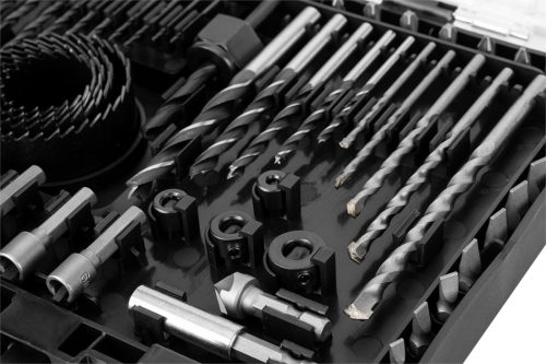 Graphite fúró- és bitkészlet, foglalatok, 90 db