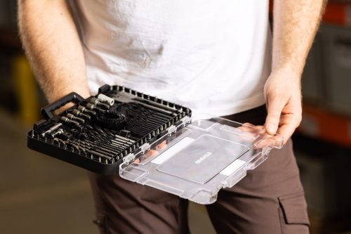 Graphite fúró- és bitkészlet, foglalatok, 90 db