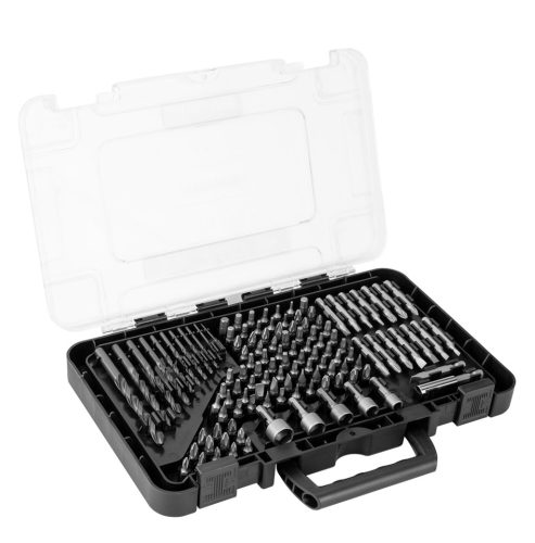 Graphite fúró- és bitkészlet, foglalatok, 120 db