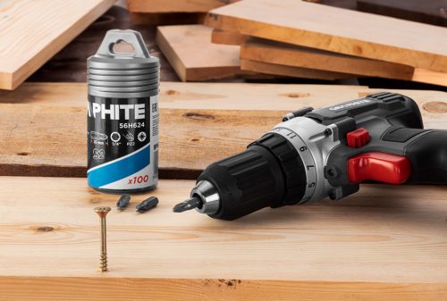 Graphite bitkészlet PZ2x25 mm, 100 részes