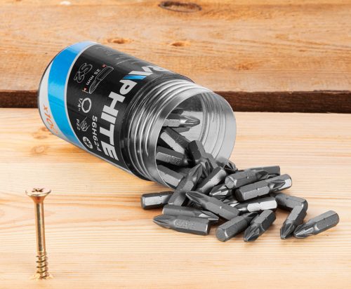 Graphite bitkészlet PZ2x25 mm, 100 részes