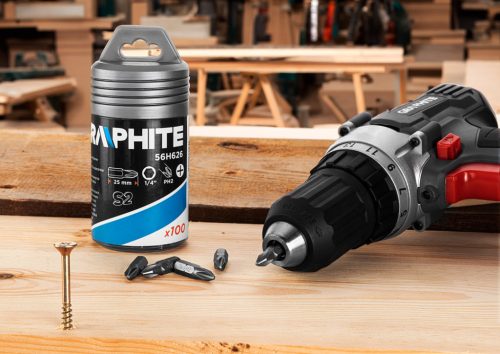 Graphite bitkészlet PH2x25 mm, 100 részes