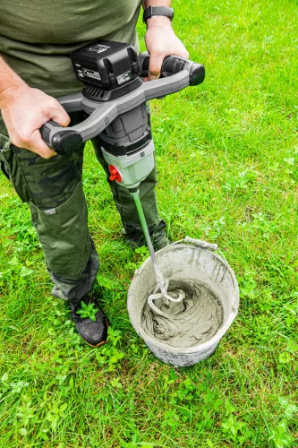 Graphite keverőszár fej 140 mm M14, felfelé keverő