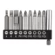 Graphite csavarhúzó bitkészlet mágneses szárral 50mm, 10db
