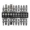 Graphite csavarhúzó bitkészlet kéthegyű 10db