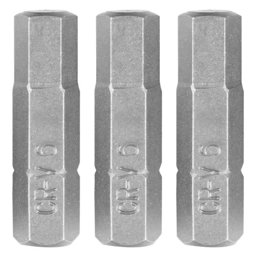 Graphite csavarhúzó bit imbusz H6, 25mm, 3db