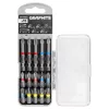 Graphite csavarhúzó bitkészlet 25/50mm, műanyag tokban, 15db