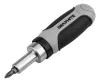 Graphite bitfejes csavarhúzó készlet 115mm-es racsnis szárral, műanyag tokban, 30db