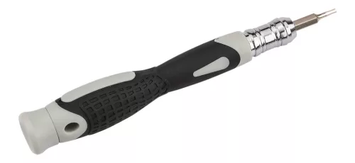 Graphite bitfejes csavarhúzó készlet 100mm-es racsnis szárral, műanyag tokban, 31db