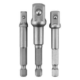 Graphite dugókulcs adapter bit 1/2", 1/4", 3/8" - 1/4", 3 db