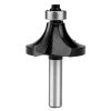 Graphite fafaragó marószár csapágyazott, dekoratív, széles, 38,1 x 19mm, szár 8 mm