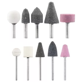 Graphite csiszolókő készlet, 10 db