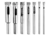 Graphite gyémántfúró készlet tapadókorongos fúróvezetővel 4-12mm, 8db