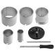 Graphite volfrámkarbid körkivágó készlet 32-83 mm, 8 részes