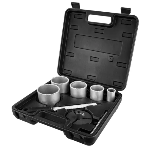 Graphite volfrámkarbid körkivágó készlet 32-83 mm, 8 részes