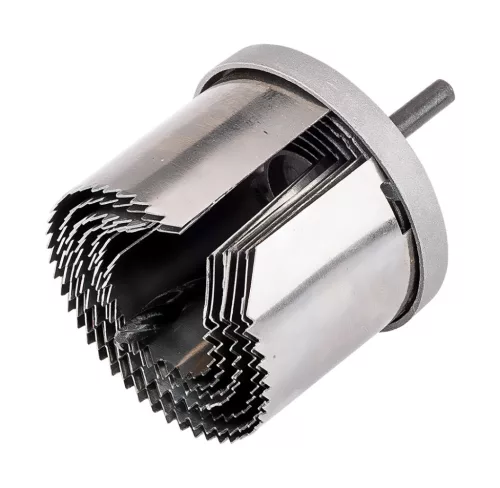 Graphite körkivágó készlet fához, műanyagokhoz, acél, 26-63mm, 42mm fúrásmélység