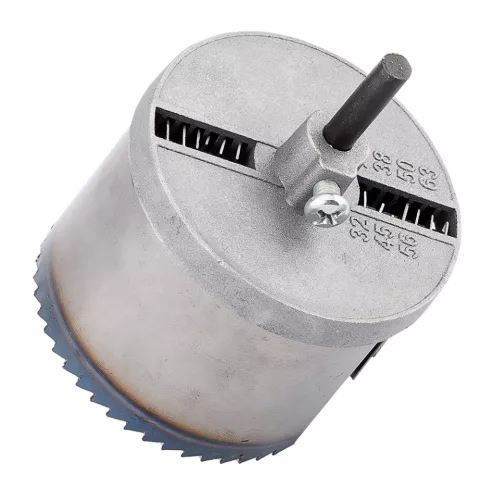 Graphite körkivágó készlet fához, műanyagokhoz, acél, edzett fogakkal, 26-63mm, 42mm fúrásmélység