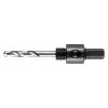 Graphite központfúró befogóadapterrel, Bi-Metál körkivágókhoz, 14-30mm, hatszög szárral