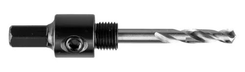 Graphite központfúró befogóadapterrel, Bi-Metál körkivágókhoz, 14-30mm, hatszög szárral