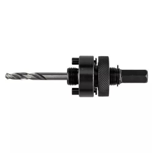 Graphite központfúró befogóadapterrel, Bi-Metál körkivágókhoz, 32-152mm, hatszög szárral