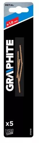 Graphite fémfúró 1 mm HSS Co 5 részes