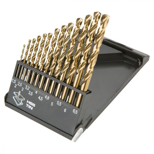 Graphite fémfúró készlet, 13 részes, 1,5-6,5 mm HSS