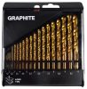 Graphite fémfúró készlet, 19 részes, 1-10 mm HSS