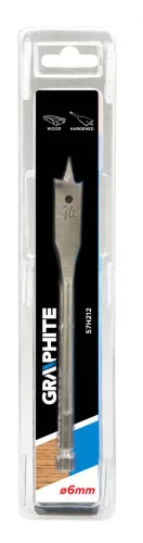 Graphite lapos fafúró 6x152 mm bit befogás