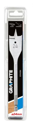 Graphite lapos fafúró 24x152 mm bit befogás