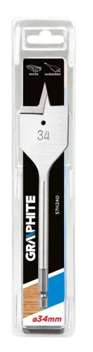 Graphite lapos fafúró 34x152 mm bit befogás