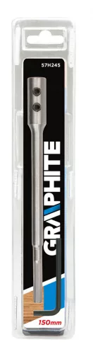 Graphite lapos fafúró toldószár 150 mm bit befogás