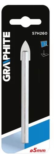 Graphite csempefúró, üvegfúró 5 mm