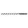 Graphite fafúró auger 10x250 mm hatszögletű szárral