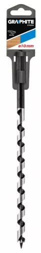 Graphite fafúró auger 10x250 mm hatszögletű szárral