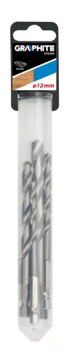 Graphite fafúró auger 12x250 mm hatszögletű szárral